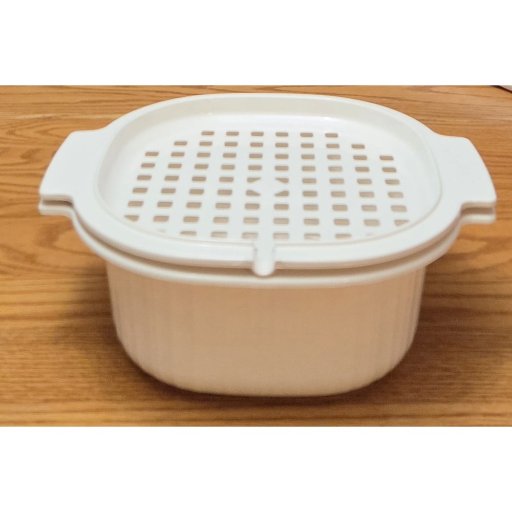Vintage Rubbermaid Microwave Cookware Lot 2 QT Casserole Dish # 5152 & # 5155